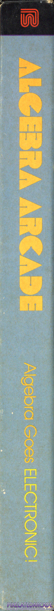 Algebra Arcade Cover Art: Left Spine Algebra Arcade Cover Art: Left Spine
