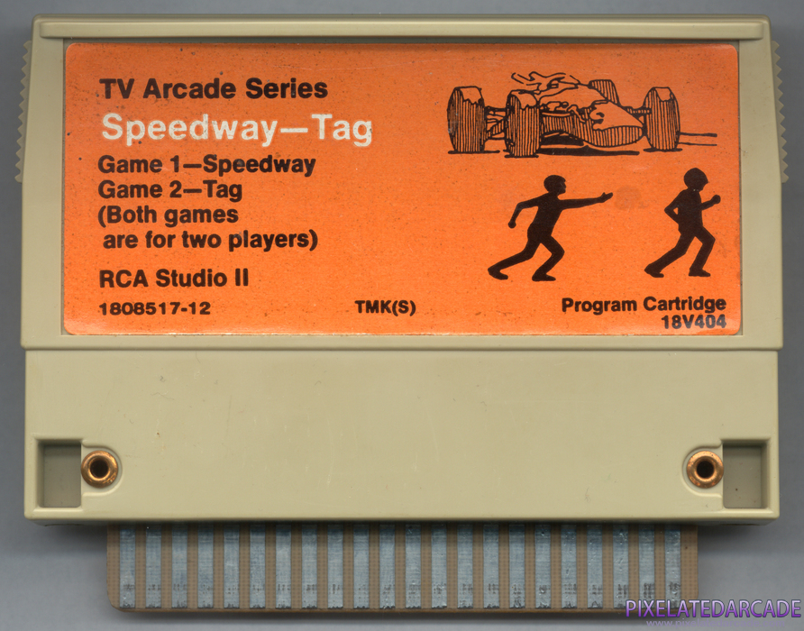 TV Arcade Series: Speedway / Tag Cover Art: Front TV Arcade Series: Speedway / Tag Cover Art: Front