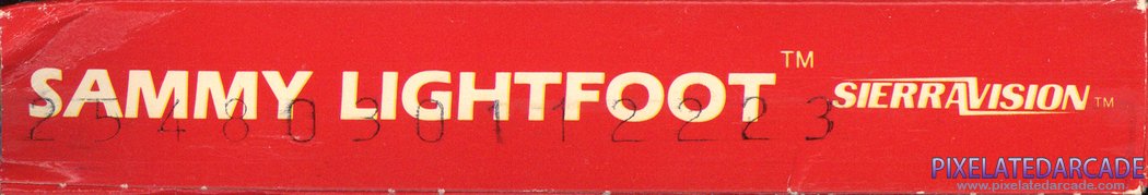 Sammy Lightfoot Cover Art: Bottom Spine Sammy Lightfoot Cover Art: Bottom Spine