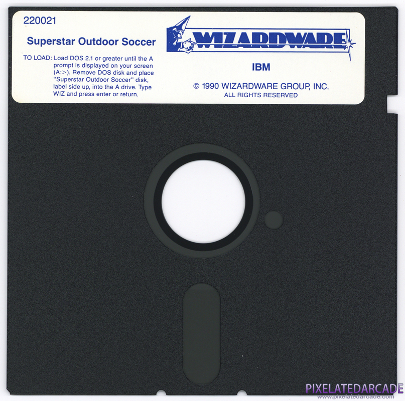 Superstar Soccer Cover Art: IBM - Disk 1 of 2