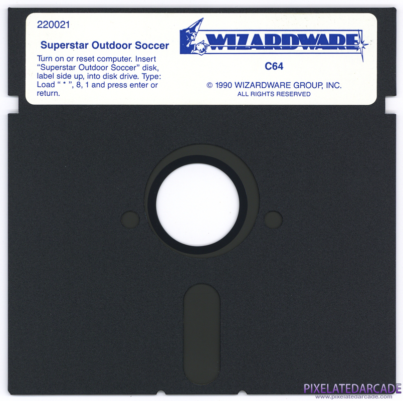 Superstar Soccer Cover Art: C64 - Disk 1 of 1 - Front