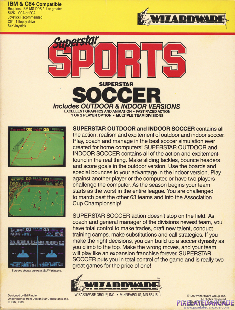Superstar Soccer Cover Art: 