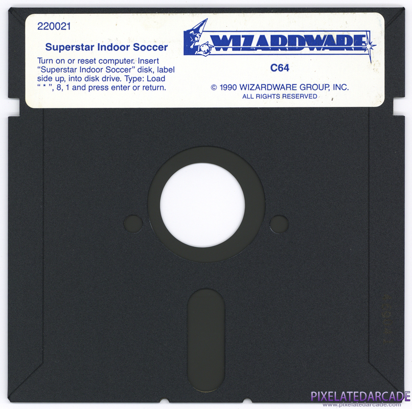 Superstar Soccer Cover Art: C64 - Disk 1 of 1 - Back