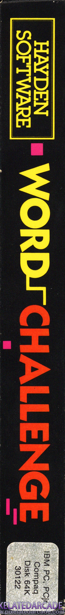 Word Challenge Cover Art: Left Spine Word Challenge Cover Art: Left Spine