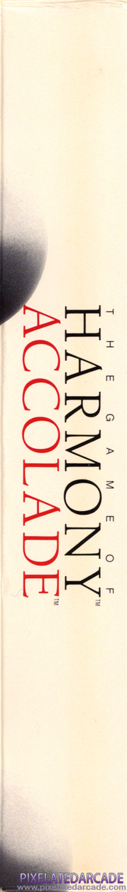 Game of Harmony, The Cover Art: Right Spine Game of Harmony, The Cover Art: Right Spine