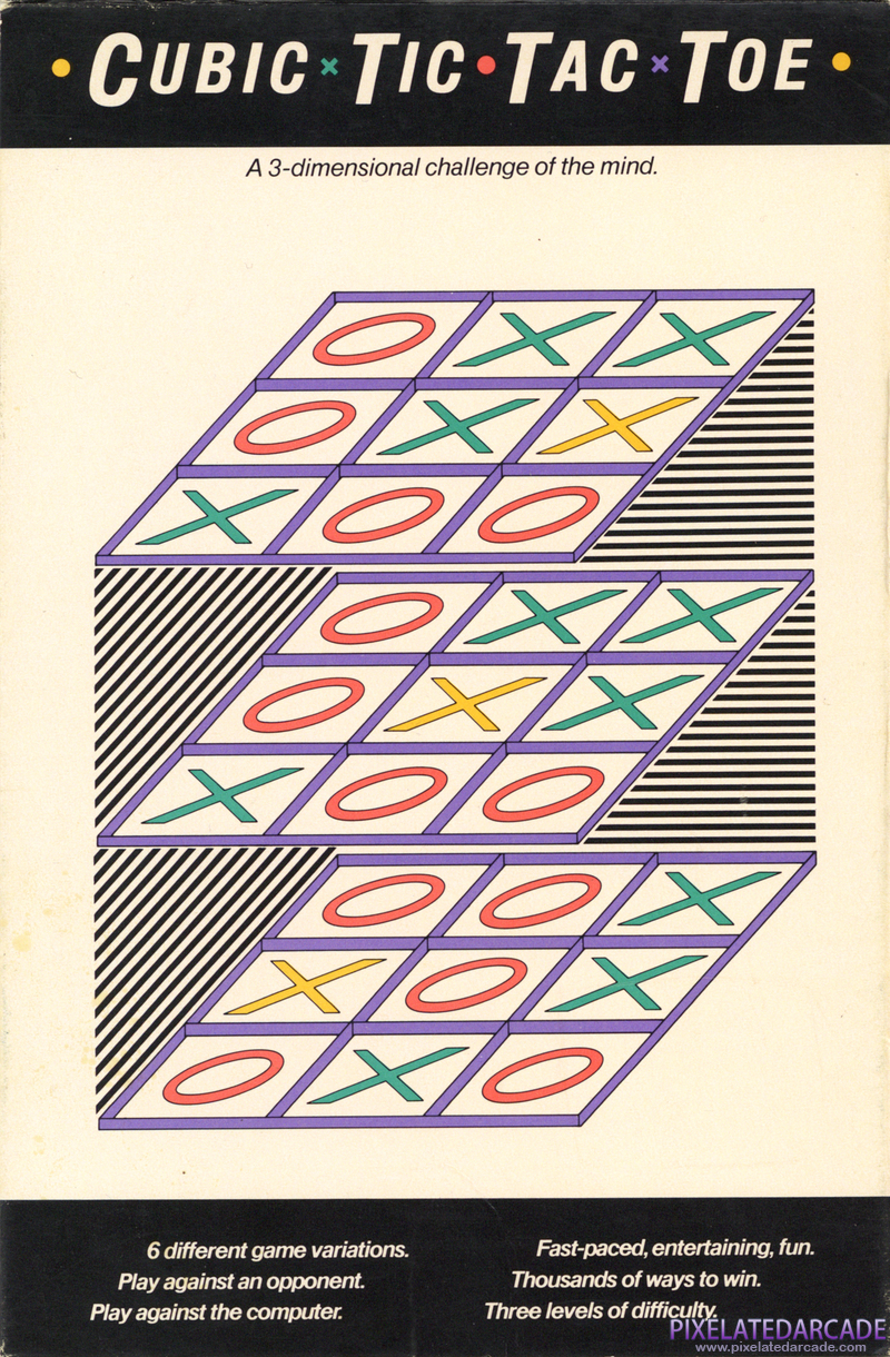 Cubic Tic Tac Toe Cover Art: Cubic Tic Tac Toe Cover Art: