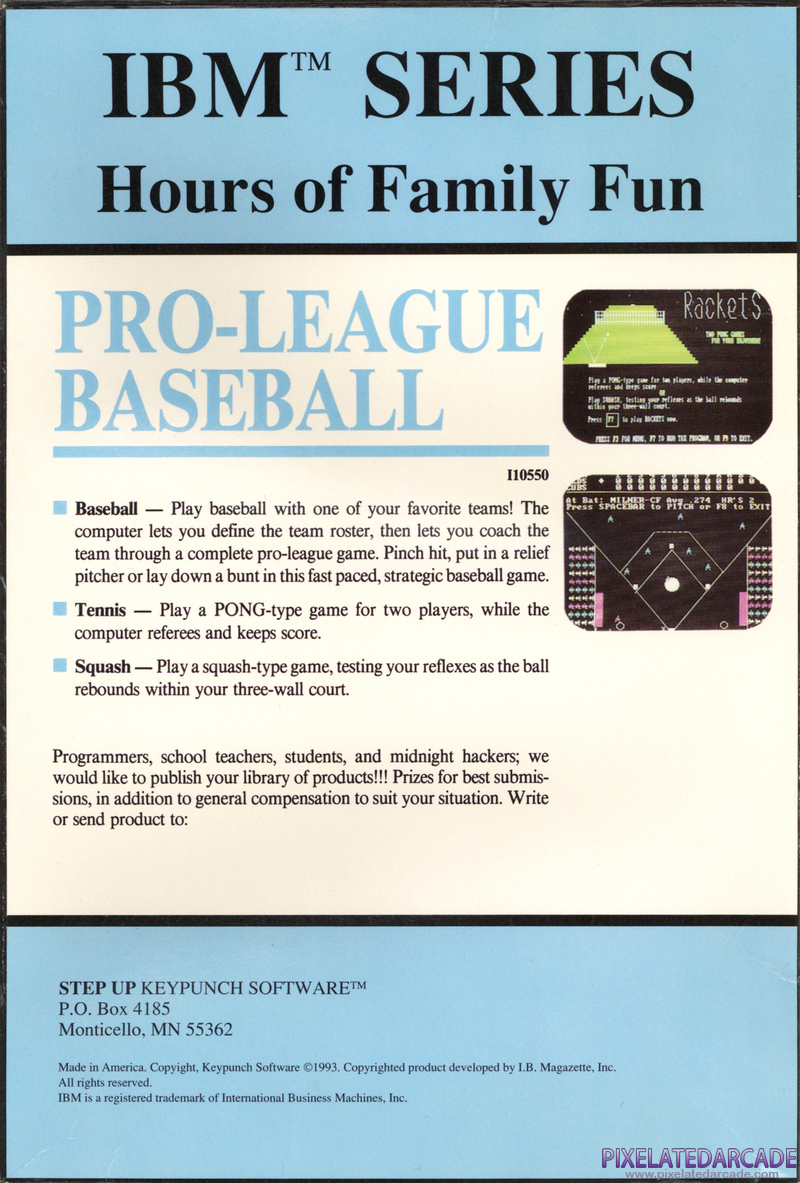 Pro-League Baseball Cover Art: Pro-League Baseball Cover Art: