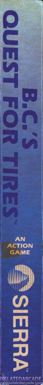 BC's Quest for Tires Cover Art: Left Spine BC's Quest for Tires Cover Art: Left Spine