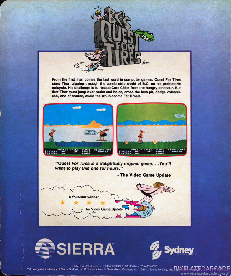 BC's Quest for Tires Cover Art: BC's Quest for Tires Cover Art: