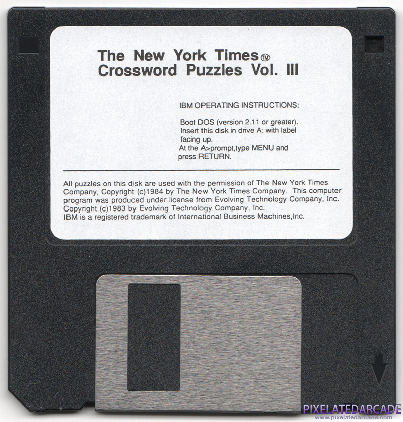New York Times Crossword Puzzles: Volume III, The Cover Art: New York Times Crossword Puzzles: Volume III, The Cover Art: