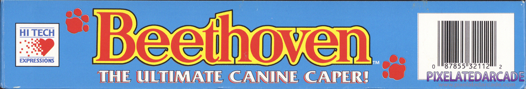 Beethoven: The Ultimate Canine Caper! Cover Art: Bottom Spine