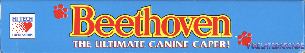 Beethoven: The Ultimate Canine Caper! Cover Art: Top Spine Beethoven: The Ultimate Canine Caper! Cover Art: Top Spine