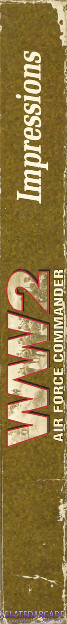 WW2 Air Force Commander Cover Art: Right Spine WW2 Air Force Commander Cover Art: Right Spine