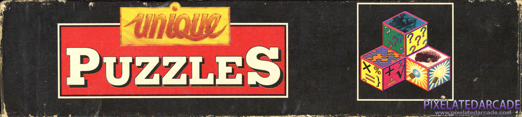 Unique Puzzles Cover Art: Top Spine Unique Puzzles Cover Art: Top Spine