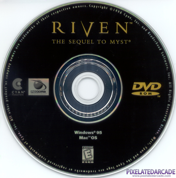 Riven: The Sequel to Myst Cover Art: Riven: The Sequel to Myst Cover Art: