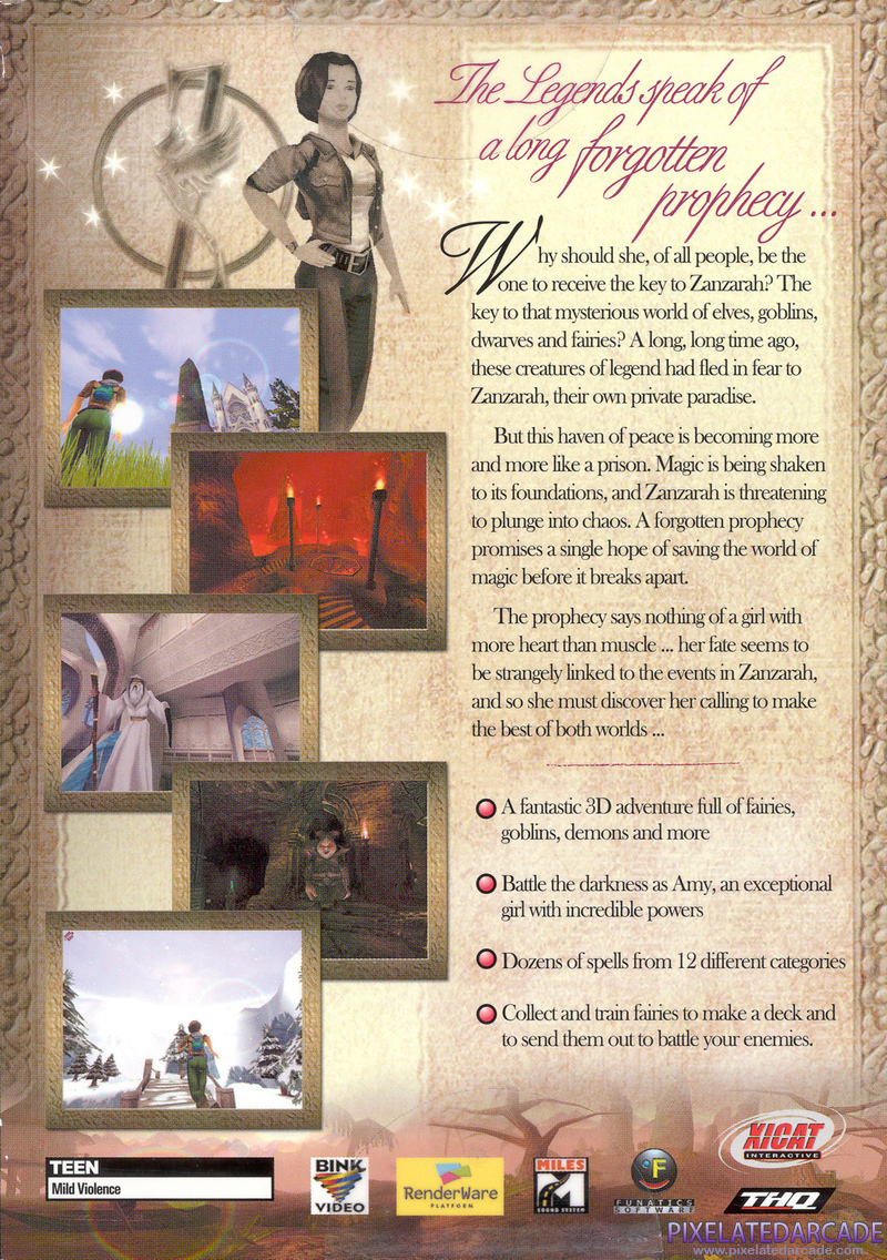 ZanZarah: The Hidden Portal Cover Art: ZanZarah: The Hidden Portal Cover Art: