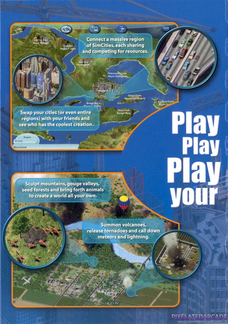 SimCity 4 Cover Art: Left Side SimCity 4 Cover Art: Left Side