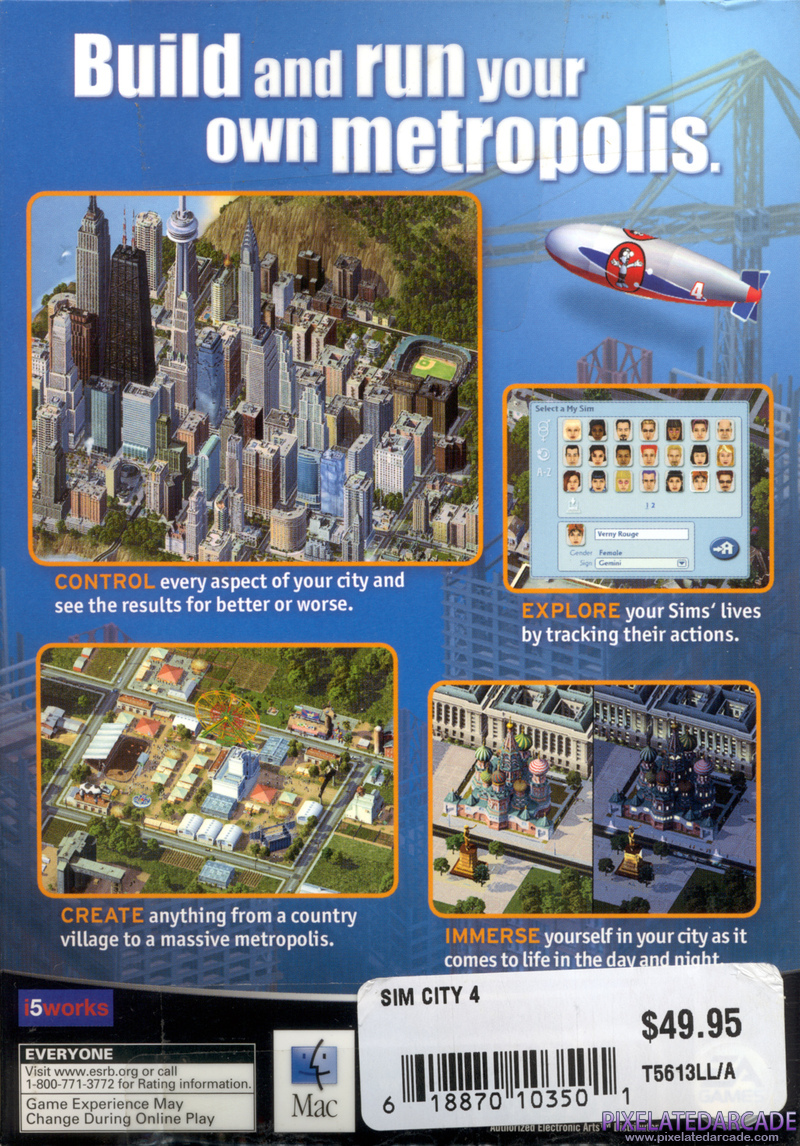 SimCity 4 Cover Art: SimCity 4 Cover Art: