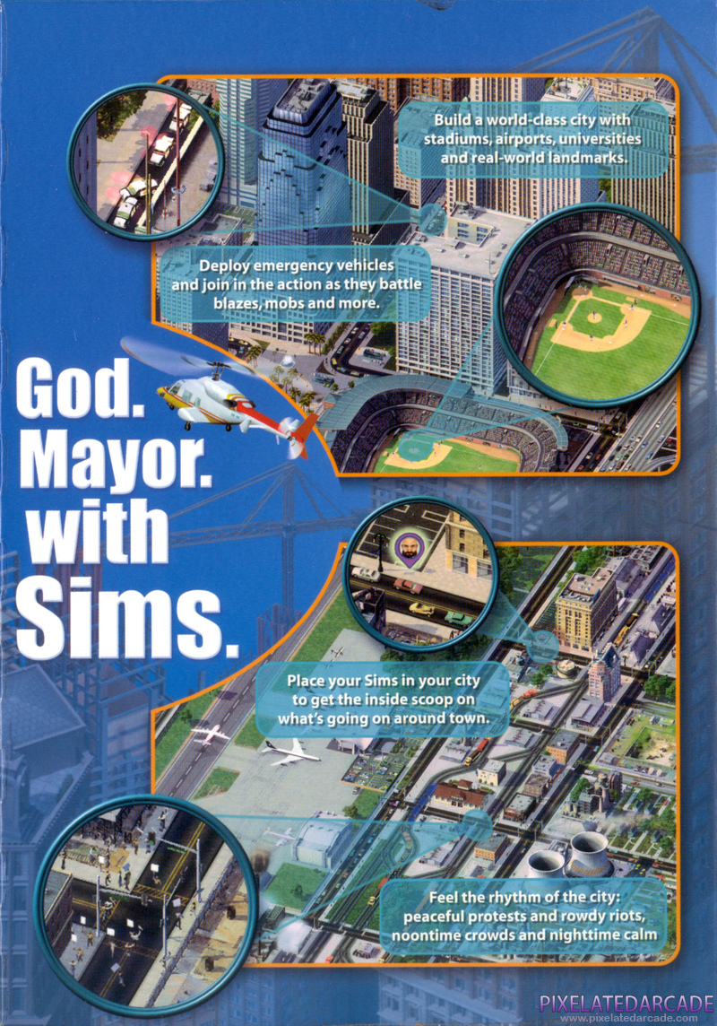 SimCity 4 Cover Art: Right Side SimCity 4 Cover Art: Right Side
