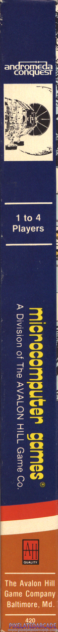 Andromeda Conquest Cover Art: Left Spine Andromeda Conquest Cover Art: Left Spine