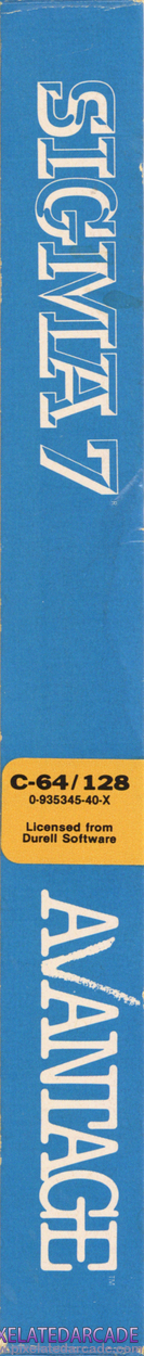 Sigma 7 Cover Art: Left Spine Sigma 7 Cover Art: Left Spine