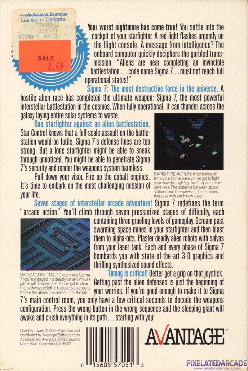 Sigma 7 Cover Art: 