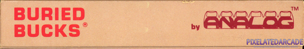 Buried Bucks Cover Art: Bottom Spine Buried Bucks Cover Art: Bottom Spine