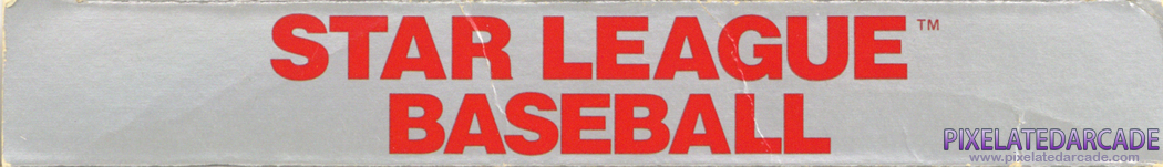 Star League Baseball Cover Art: Top Spine Star League Baseball Cover Art: Top Spine