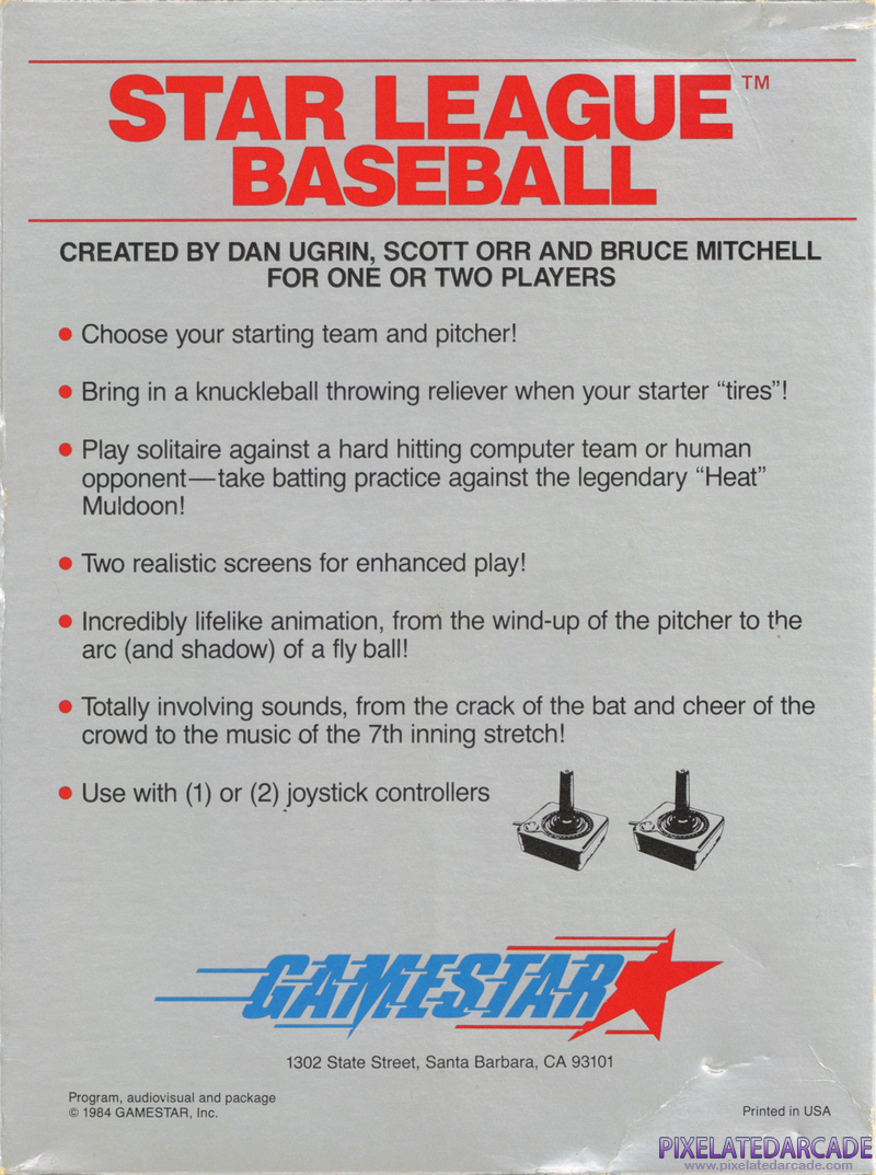 Star League Baseball Cover Art: Star League Baseball Cover Art: