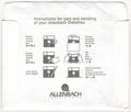 Disk Sleeve - Back