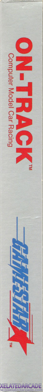 On-Track Computer Model Car Racing Cover Art: Right Spine
