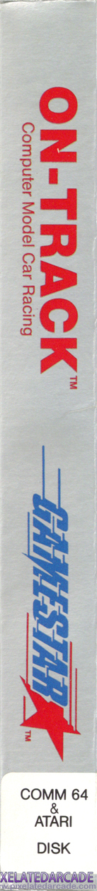 On-Track Computer Model Car Racing Cover Art: Left Spine
