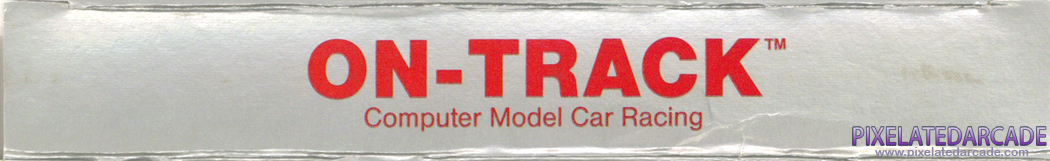 On-Track Computer Model Car Racing Cover Art: Top Spine