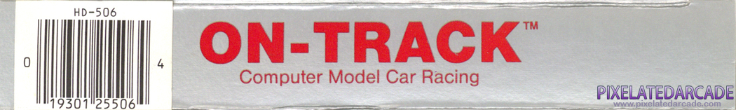 On-Track Computer Model Car Racing Cover Art: Bottom Spine