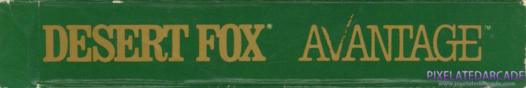 Desert Fox Cover Art: Bottom Spine Desert Fox Cover Art: Bottom Spine