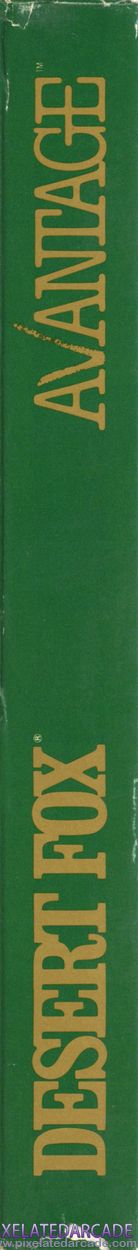Desert Fox Cover Art: Right Spine Desert Fox Cover Art: Right Spine