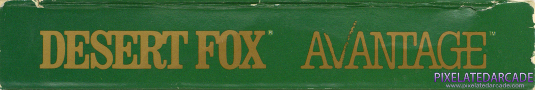 Desert Fox Cover Art: Top Spine Desert Fox Cover Art: Top Spine