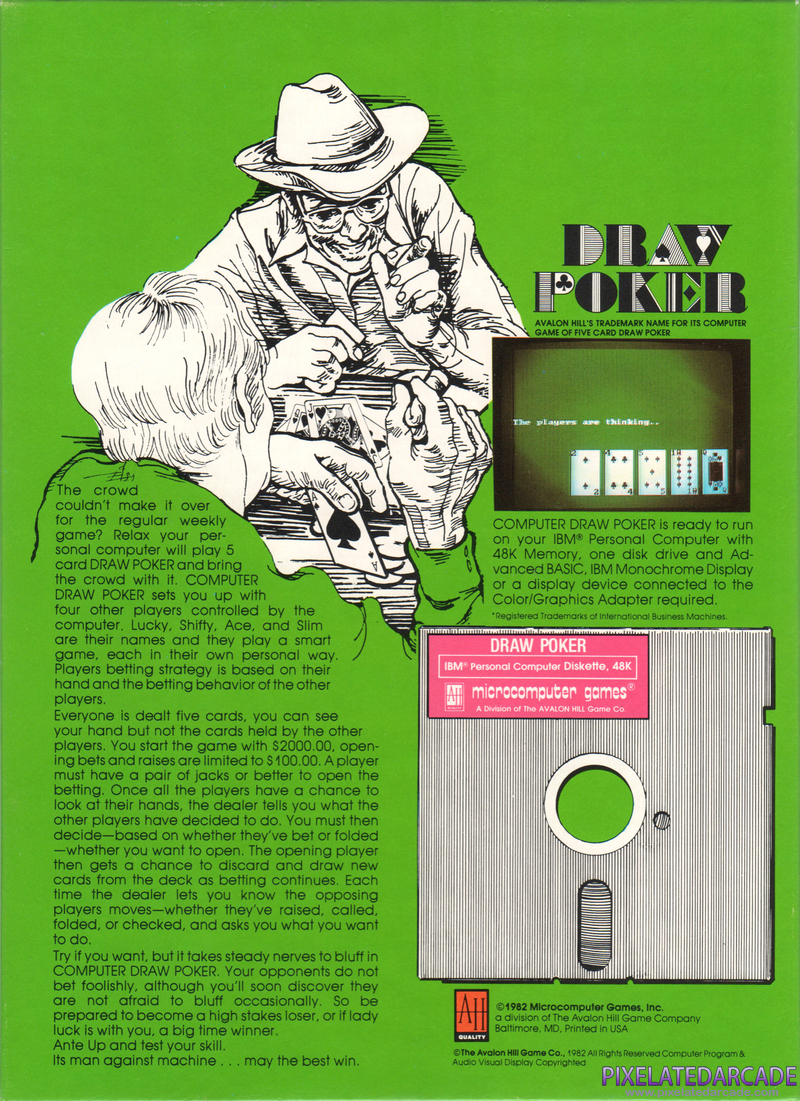Five Card Draw Poker Cover Art: 