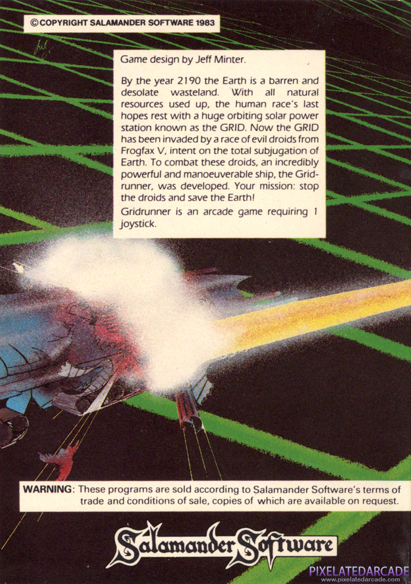 Gridrunner Cover Art: 