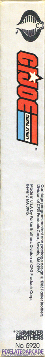G.I. Joe: Cobra Strike Cover Art: Left Spine G.I. Joe: Cobra Strike Cover Art: Left Spine