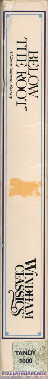 Below the Root Cover Art: Left Spine Below the Root Cover Art: Left Spine