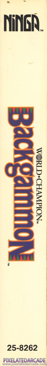 World Champion Backgammon Cover Art: Right Spine World Champion Backgammon Cover Art: Right Spine