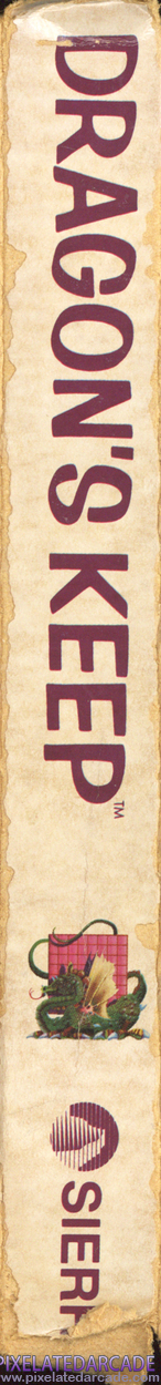 Dragon's Keep Cover Art: Left Spine Dragon's Keep Cover Art: Left Spine