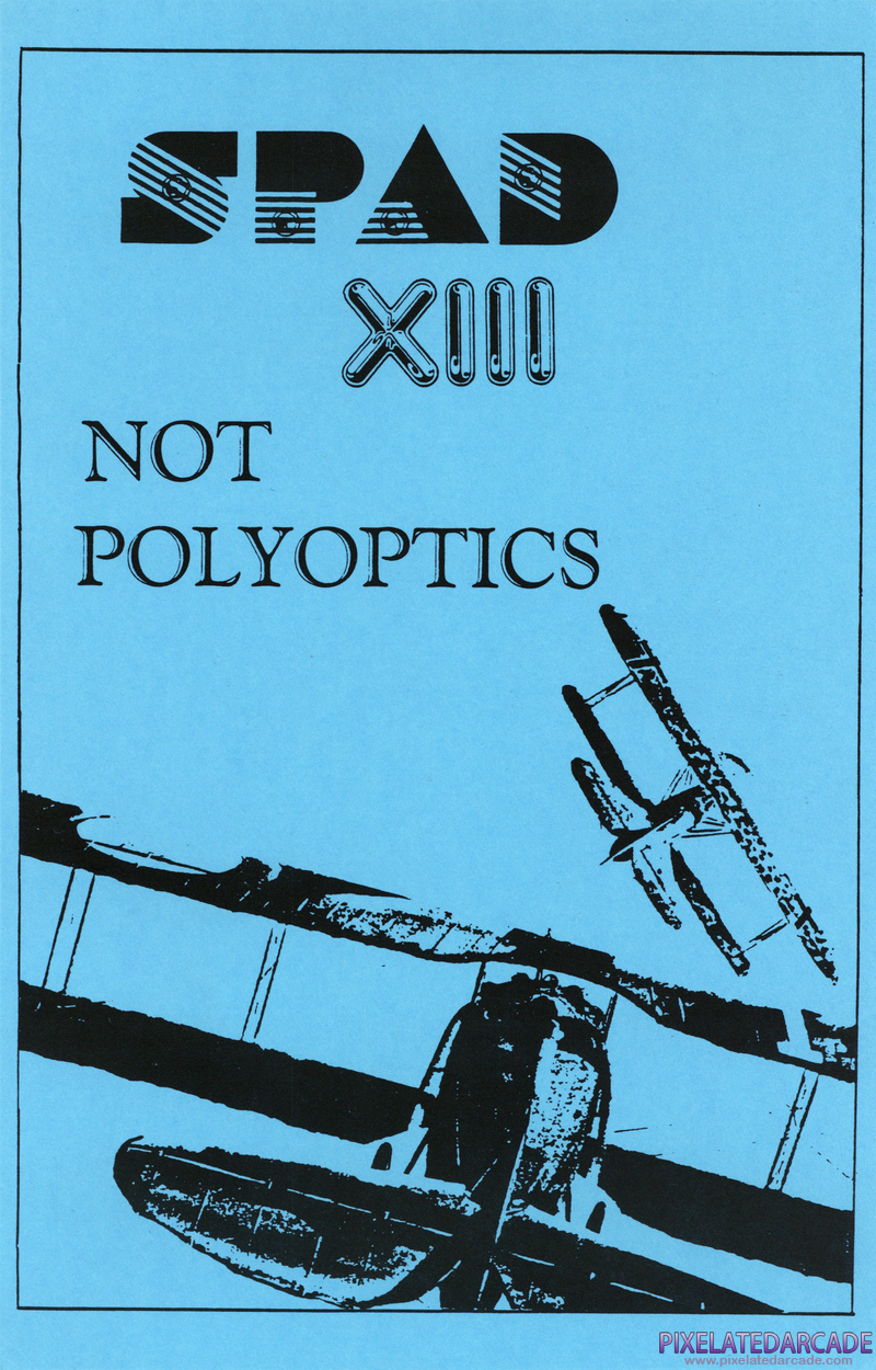 Spad XIII Cover Art: Spad XIII Cover Art: