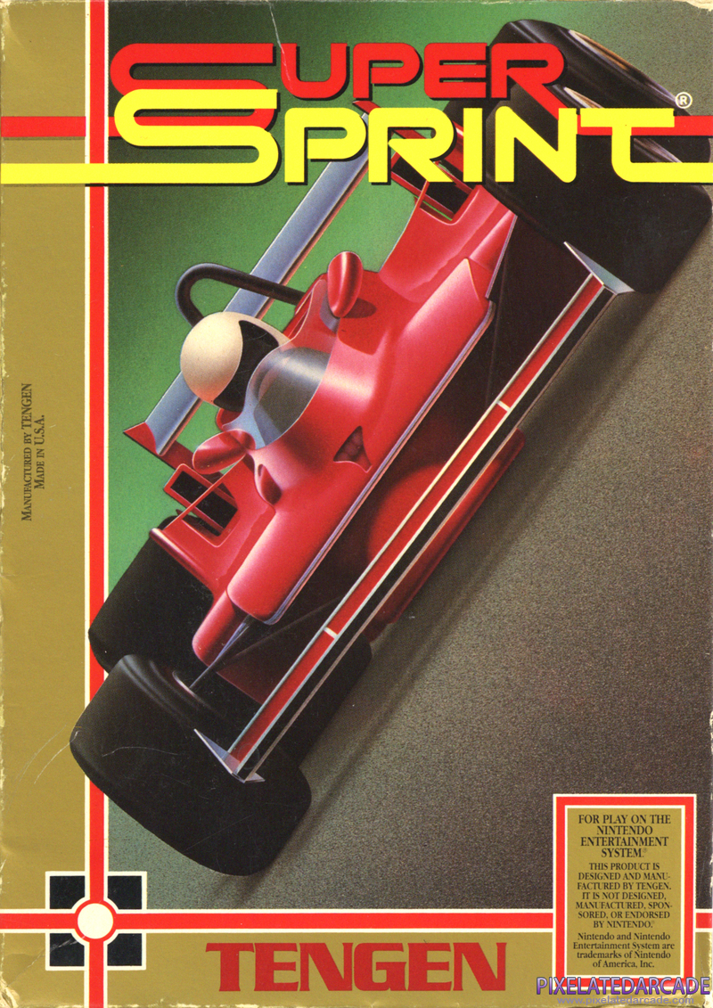 Super Sprint Cover Art: Super Sprint Cover Art:
