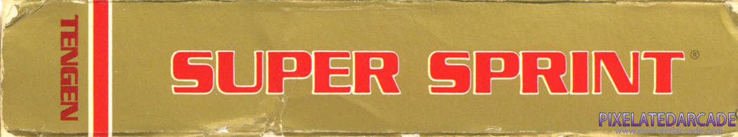 Super Sprint Cover Art: Top Spine Super Sprint Cover Art: Top Spine