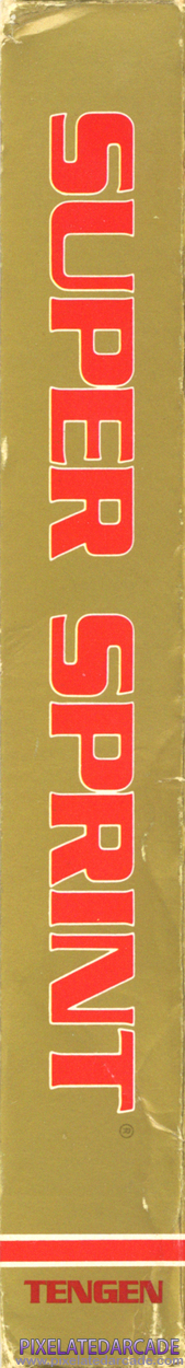 Super Sprint Cover Art: Left Spine Super Sprint Cover Art: Left Spine