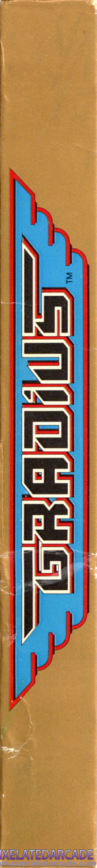 Gradius Cover Art: Right Spine Gradius Cover Art: Right Spine