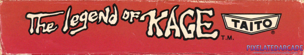 Legend of Kage, The Cover Art: Top Spine Legend of Kage, The Cover Art: Top Spine