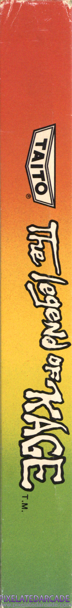 Legend of Kage, The Cover Art: Left Spine Legend of Kage, The Cover Art: Left Spine